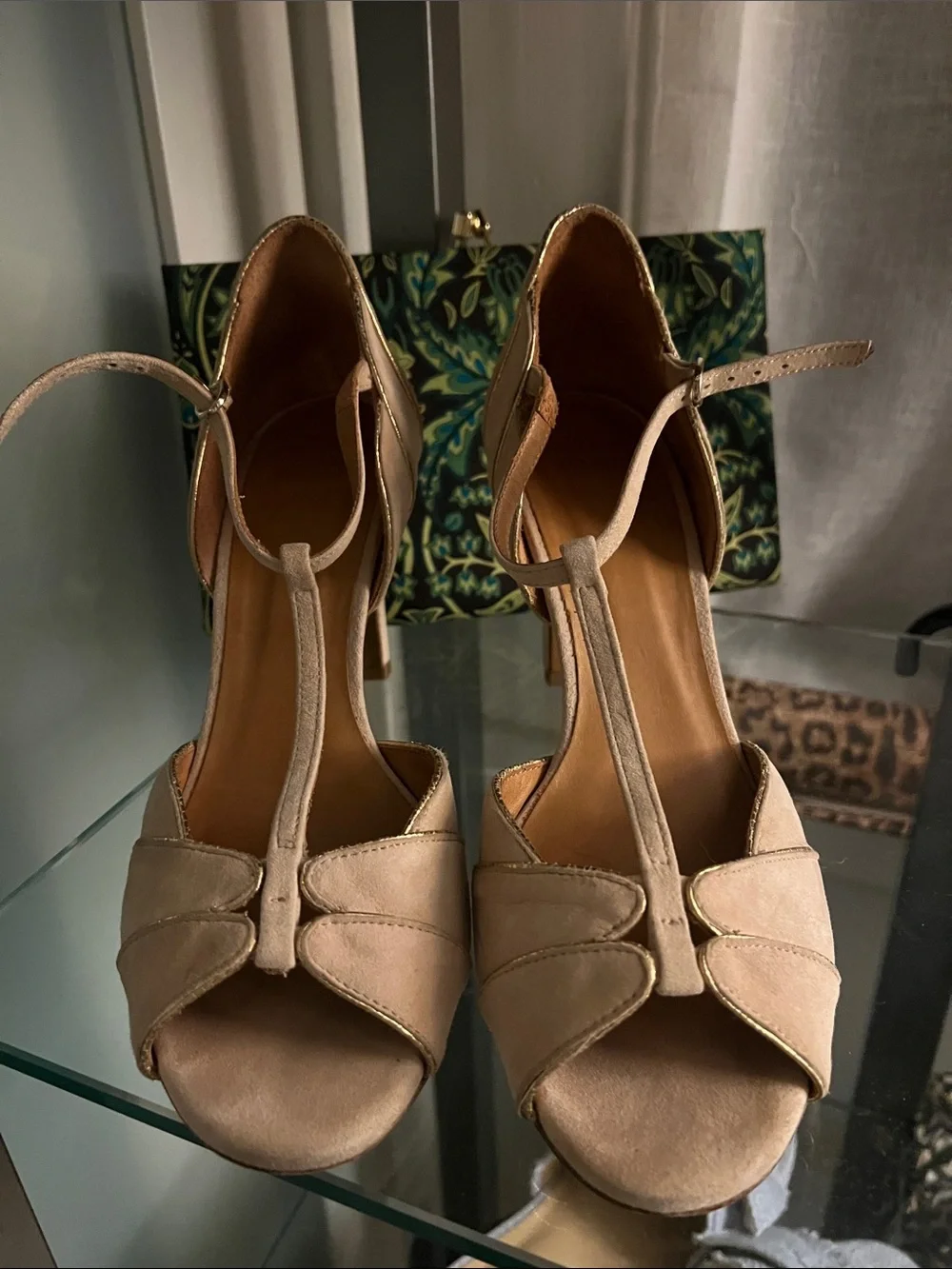 Sezane Talons dorés Size 39 or 8.5 - Picture 2 of 7